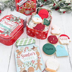 Tin of Mini Christmas Cookies