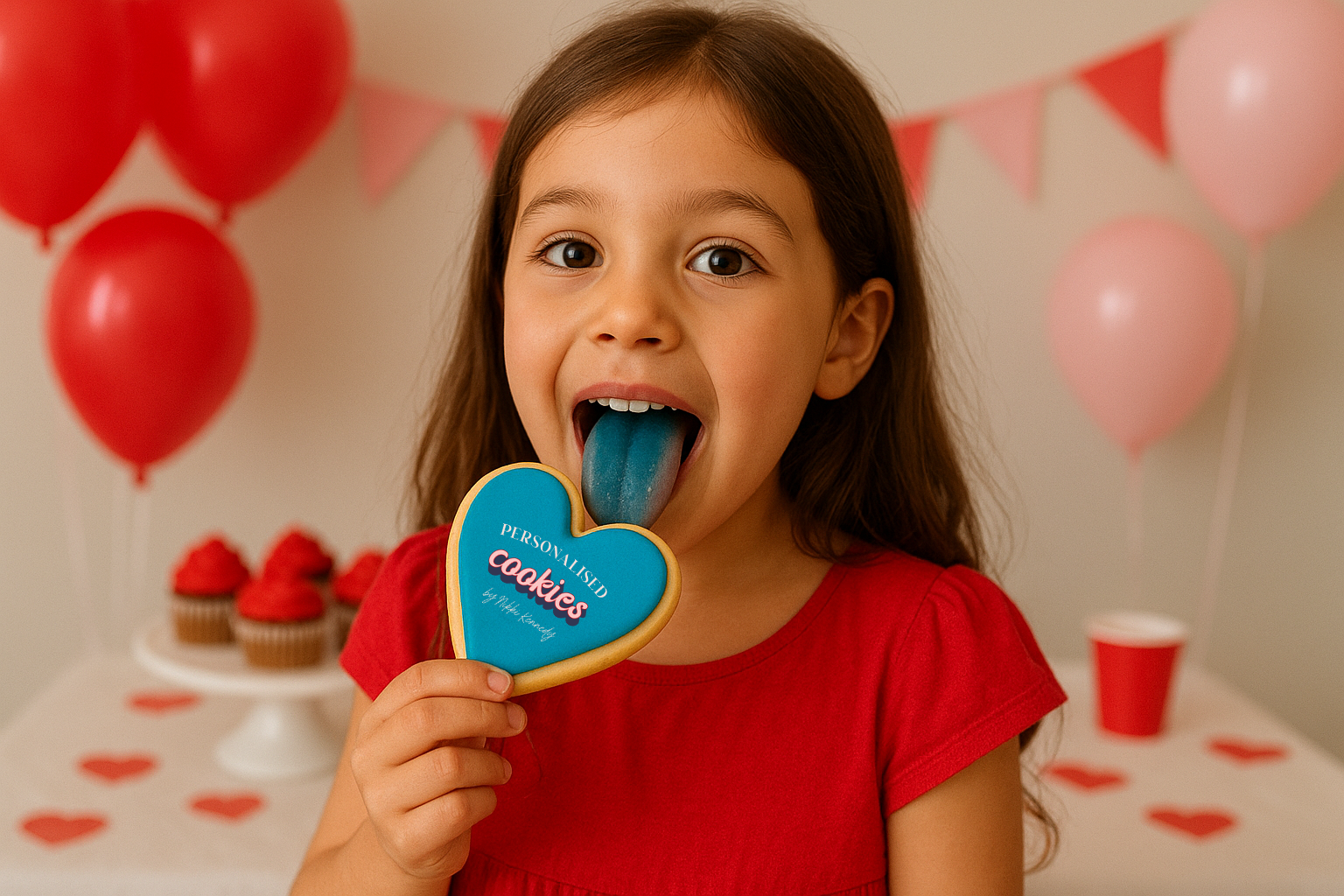 Why does black, blue and red icing stain my tongue?