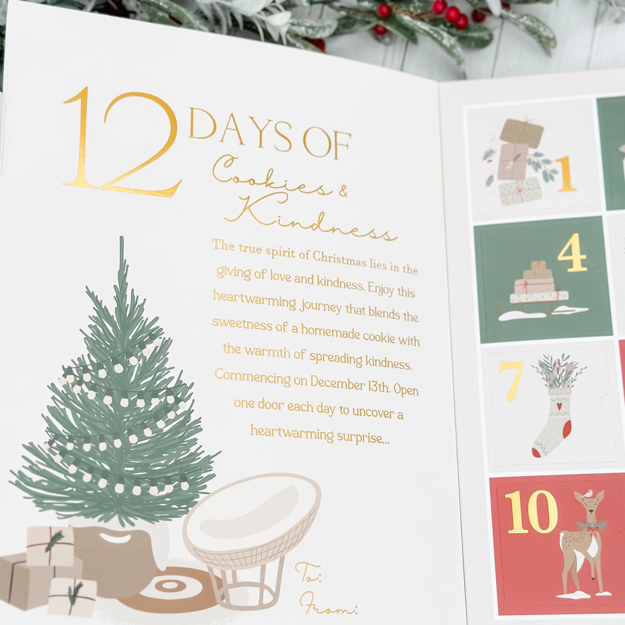 Cookie Kindness Advent Calendar