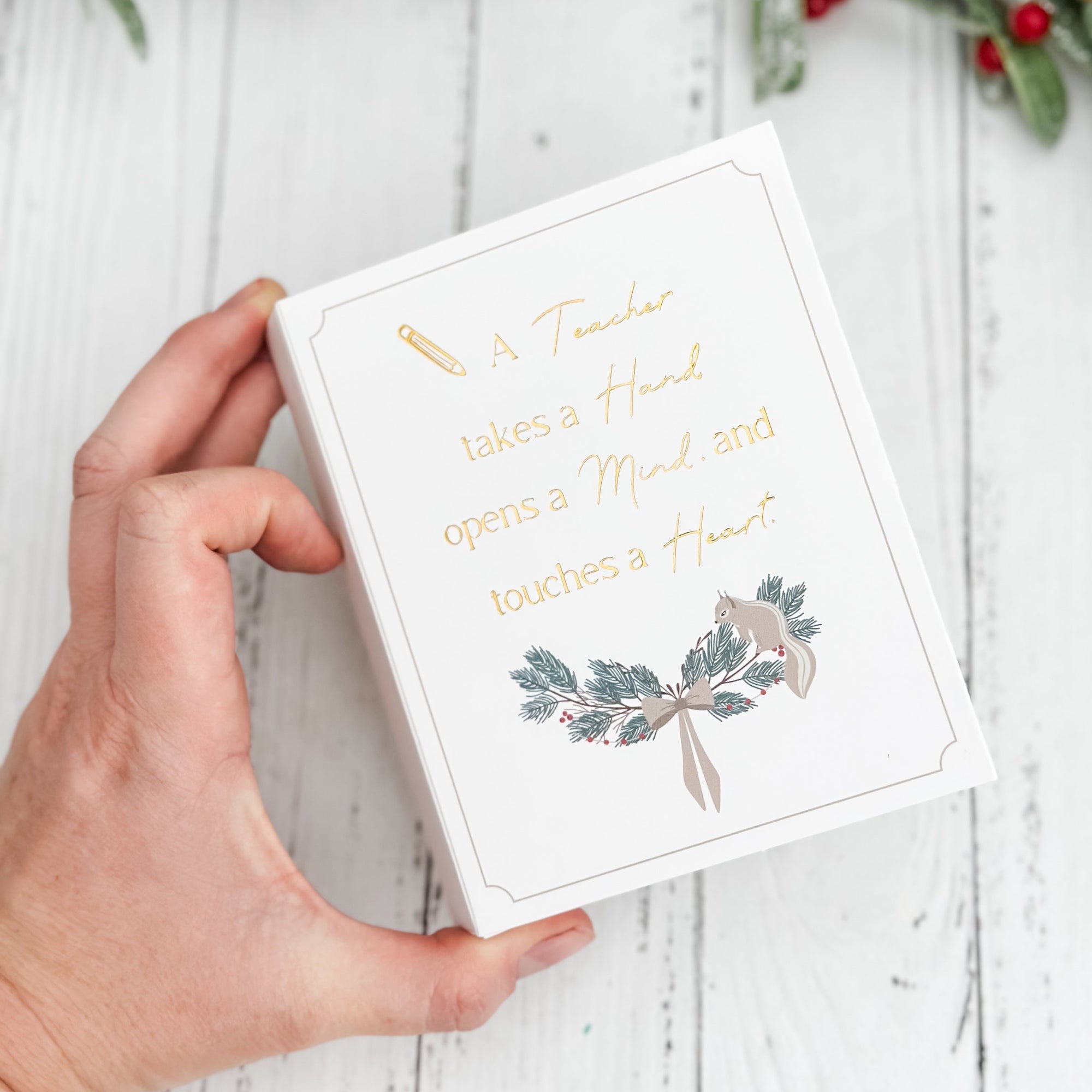 Luxe Teacher Card Box