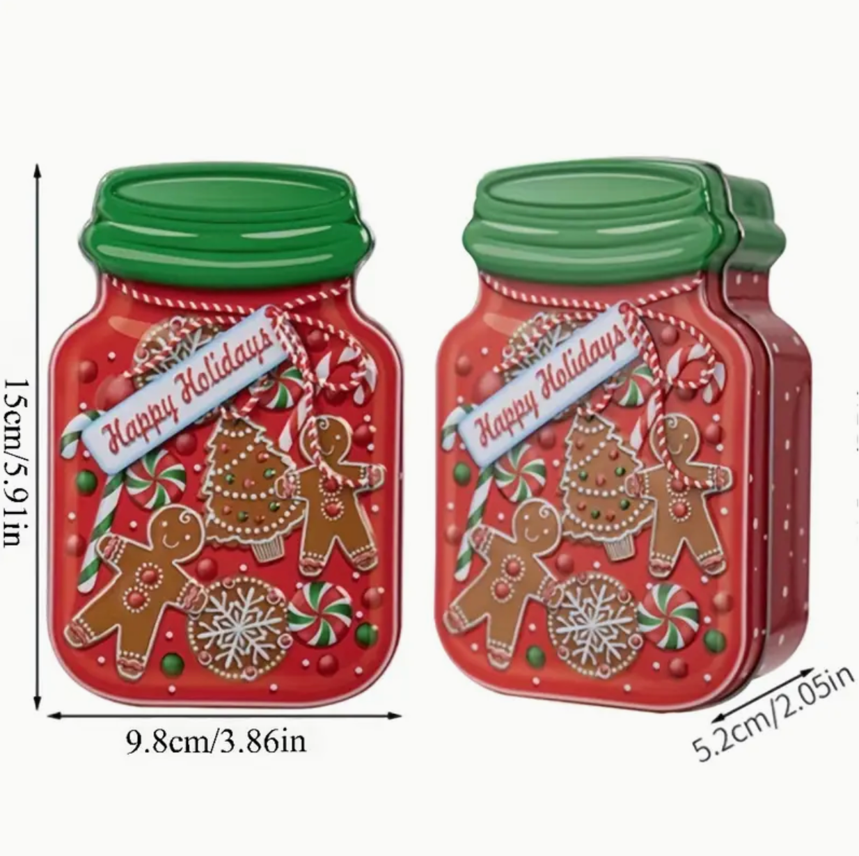 Tin of Mini Christmas Cookies