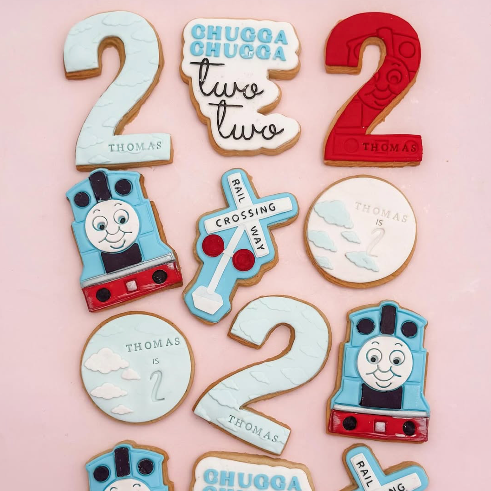 Chugga Chugga Two Two Cookies – Personalised Cookies