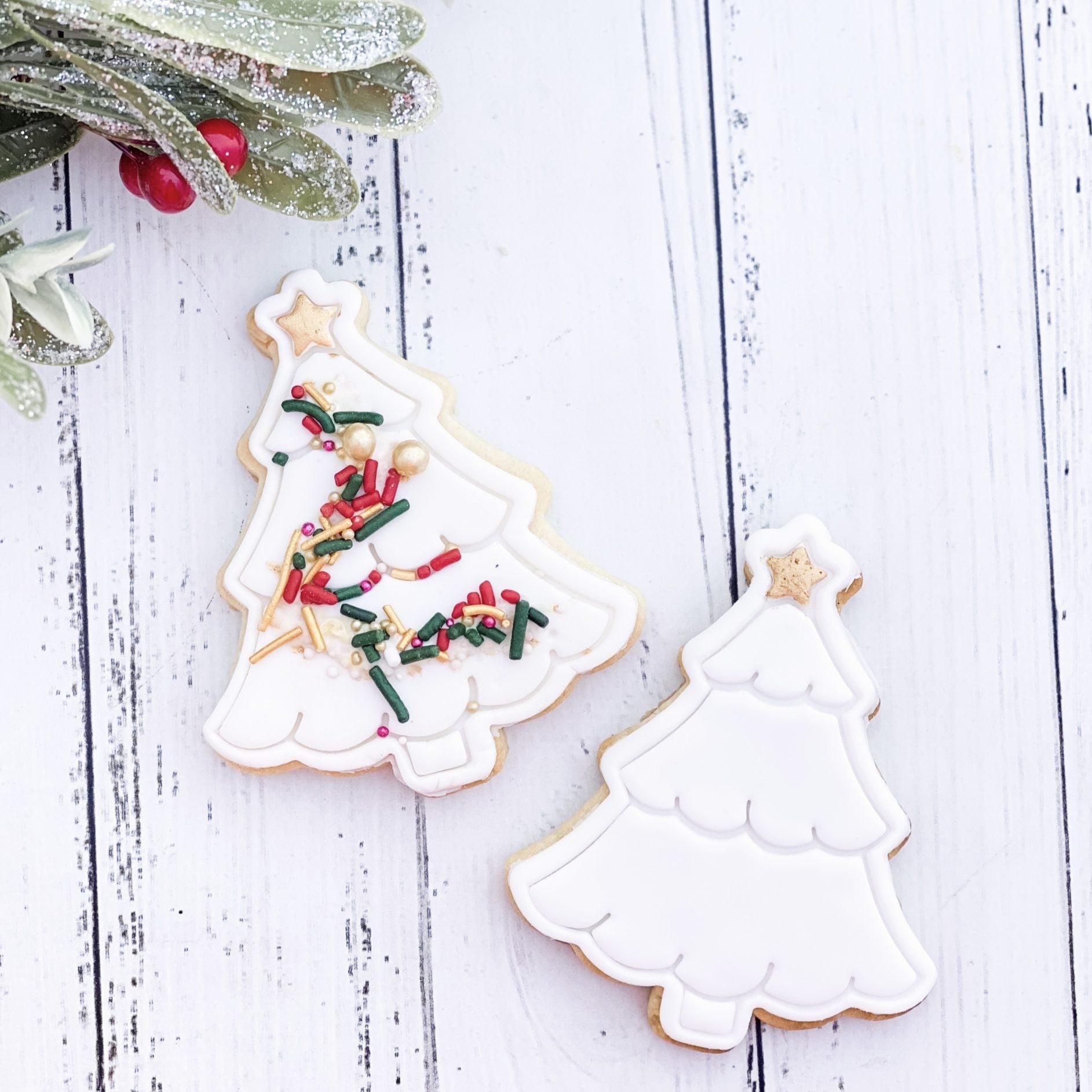 Individual Christmas Cookies