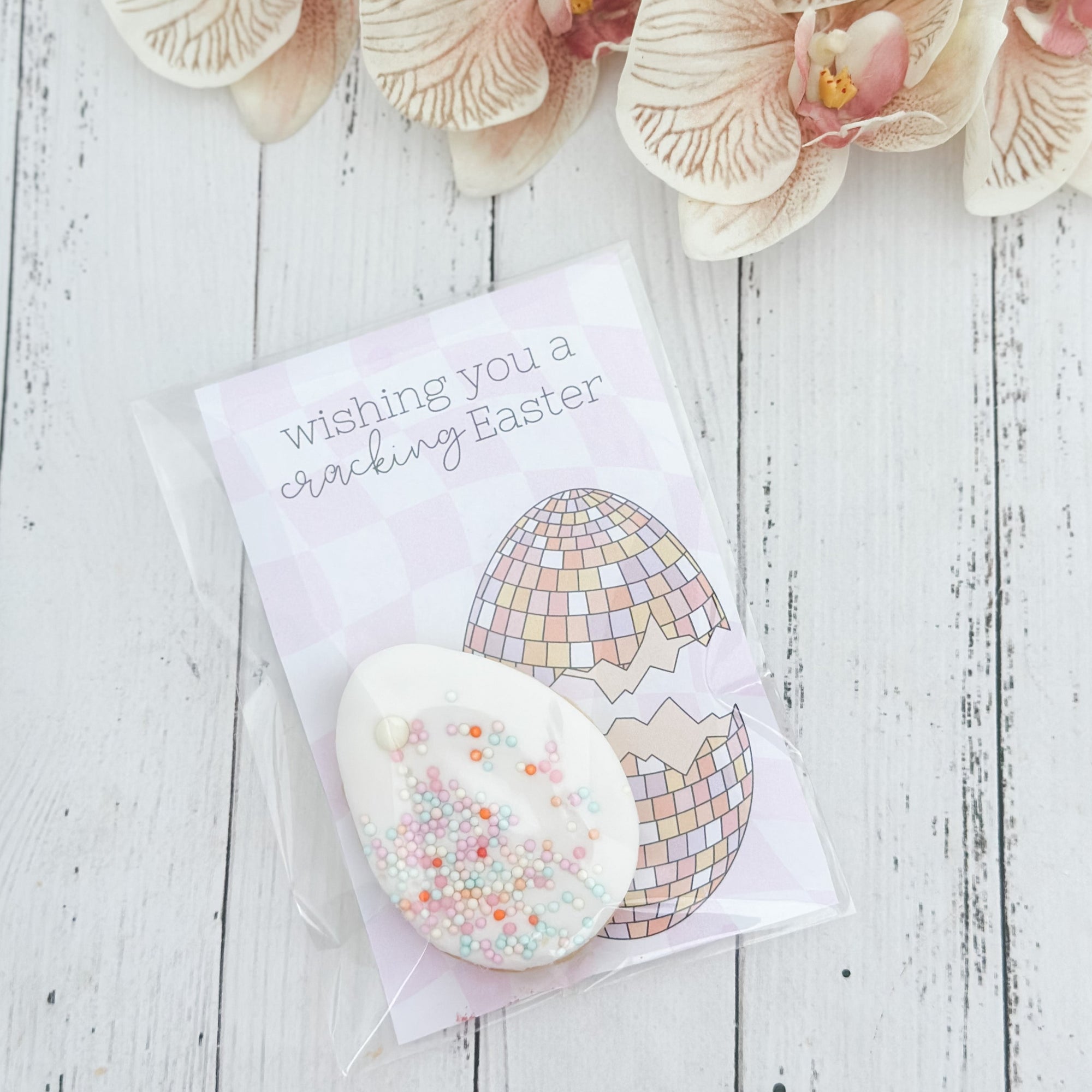Individual Easter Cookie Card